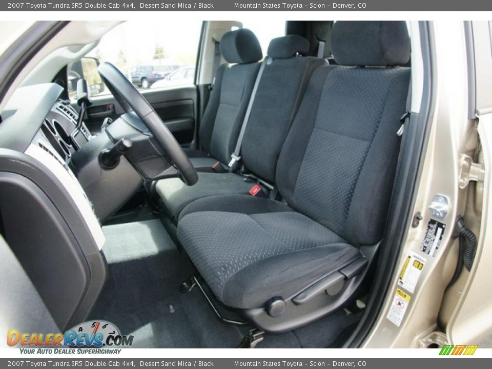 Black Interior 2007 Toyota Tundra Sr5 Double Cab 4x4 Photo