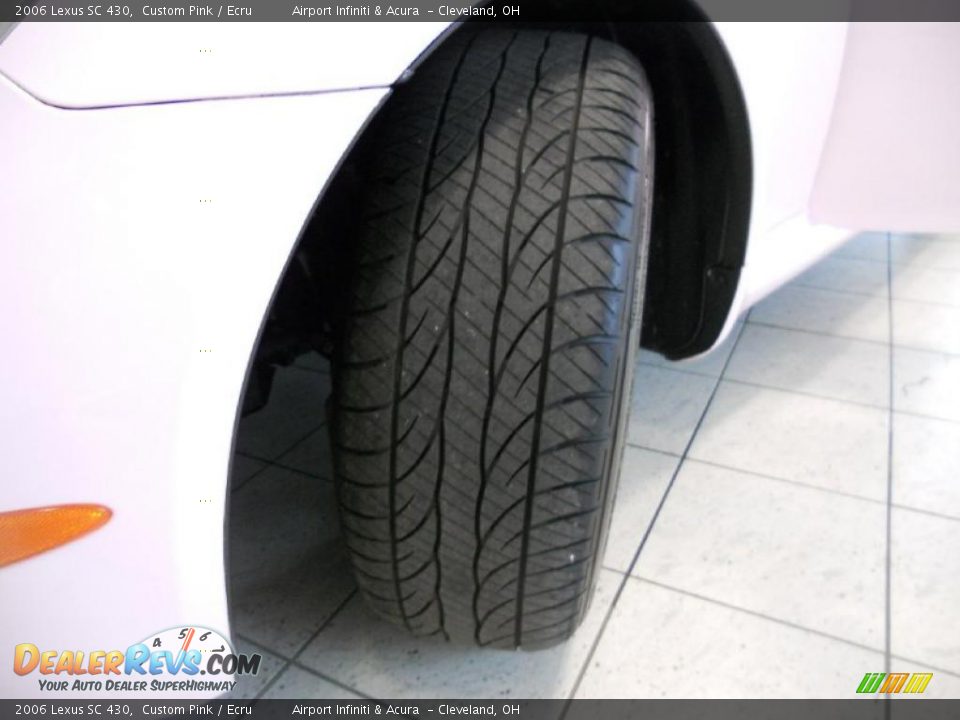 2006 Lexus SC 430 Custom Pink / Ecru Photo #14