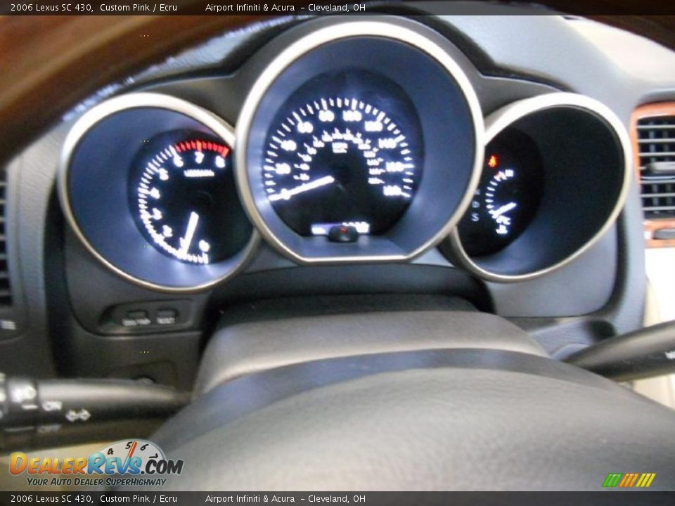 2006 Lexus SC 430 Custom Pink / Ecru Photo #27