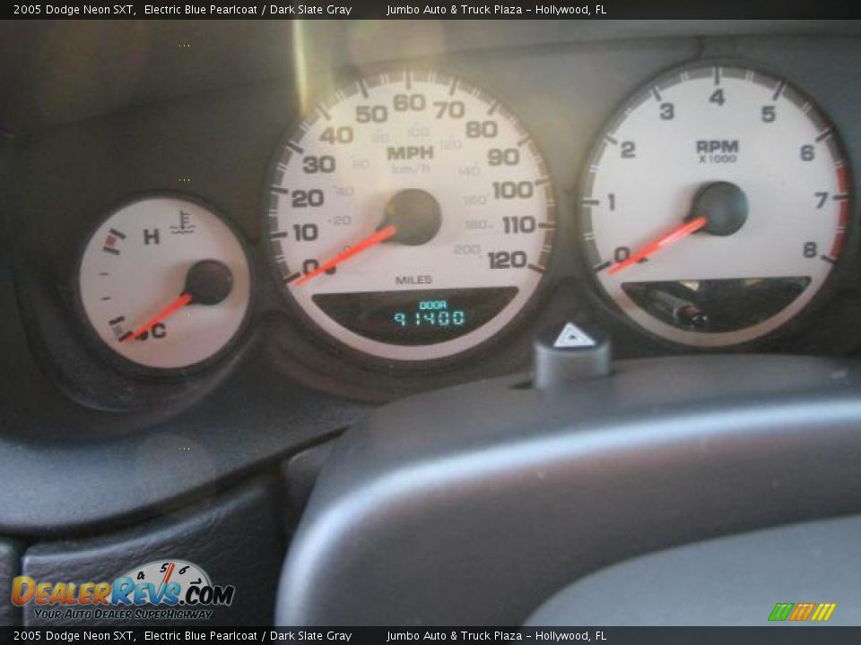 2005 Dodge Neon SXT Electric Blue Pearlcoat / Dark Slate Gray Photo #22
