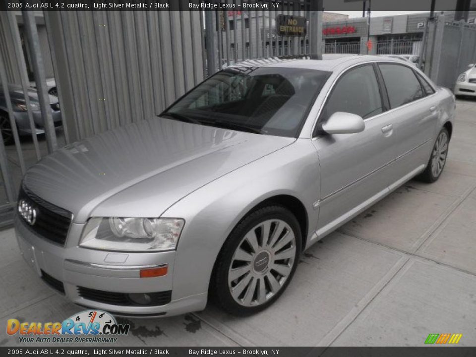 Front 3/4 View of 2005 Audi A8 L 4.2 quattro Photo #1