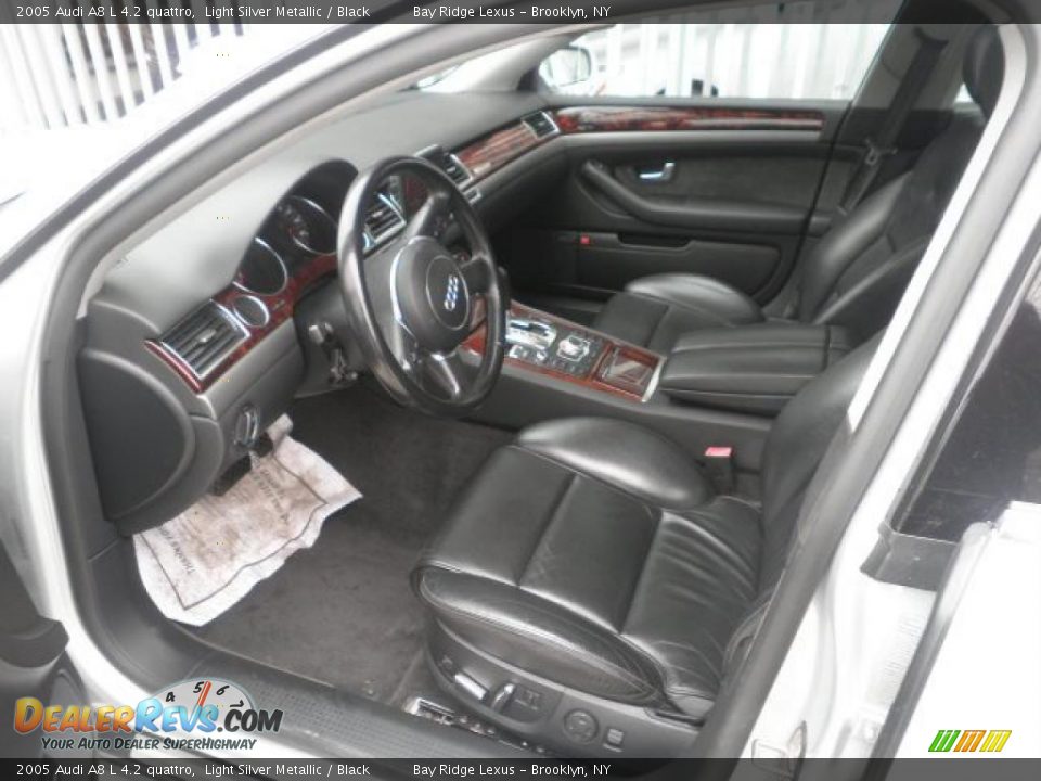 Black Interior - 2005 Audi A8 L 4.2 quattro Photo #7