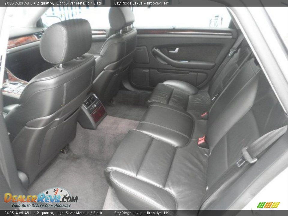 Black Interior - 2005 Audi A8 L 4.2 quattro Photo #8