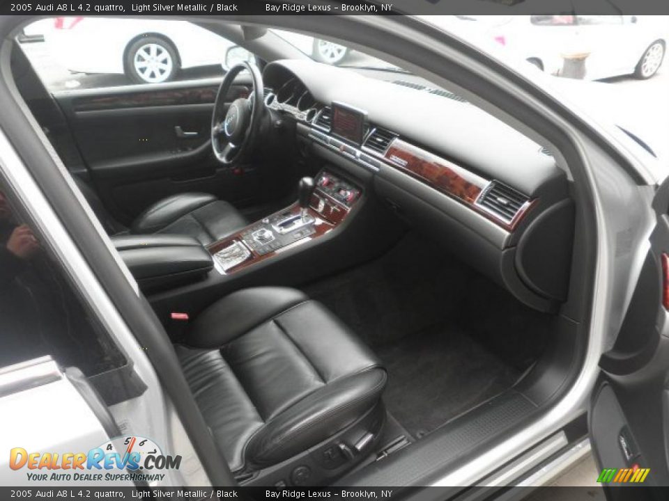 2005 Audi A8 L 4.2 quattro Light Silver Metallic / Black Photo #9