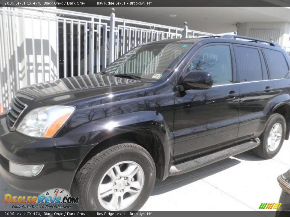 2006 Lexus GX 470 Black Onyx / Dark Gray Photo #1