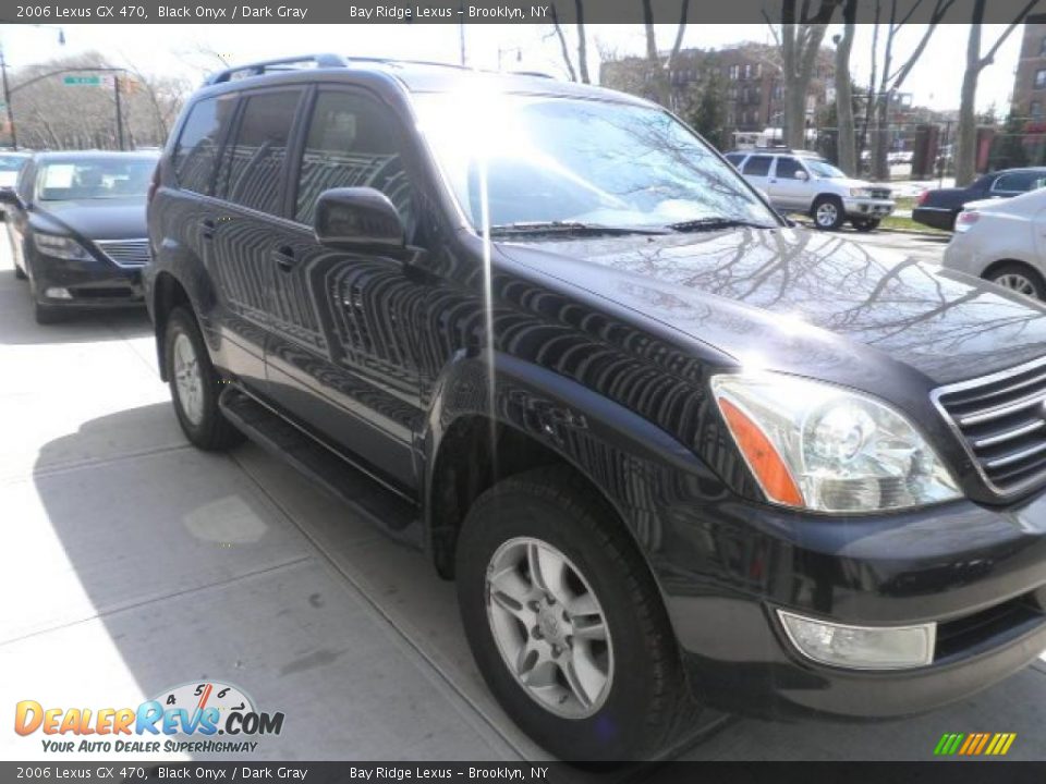 2006 Lexus GX 470 Black Onyx / Dark Gray Photo #2