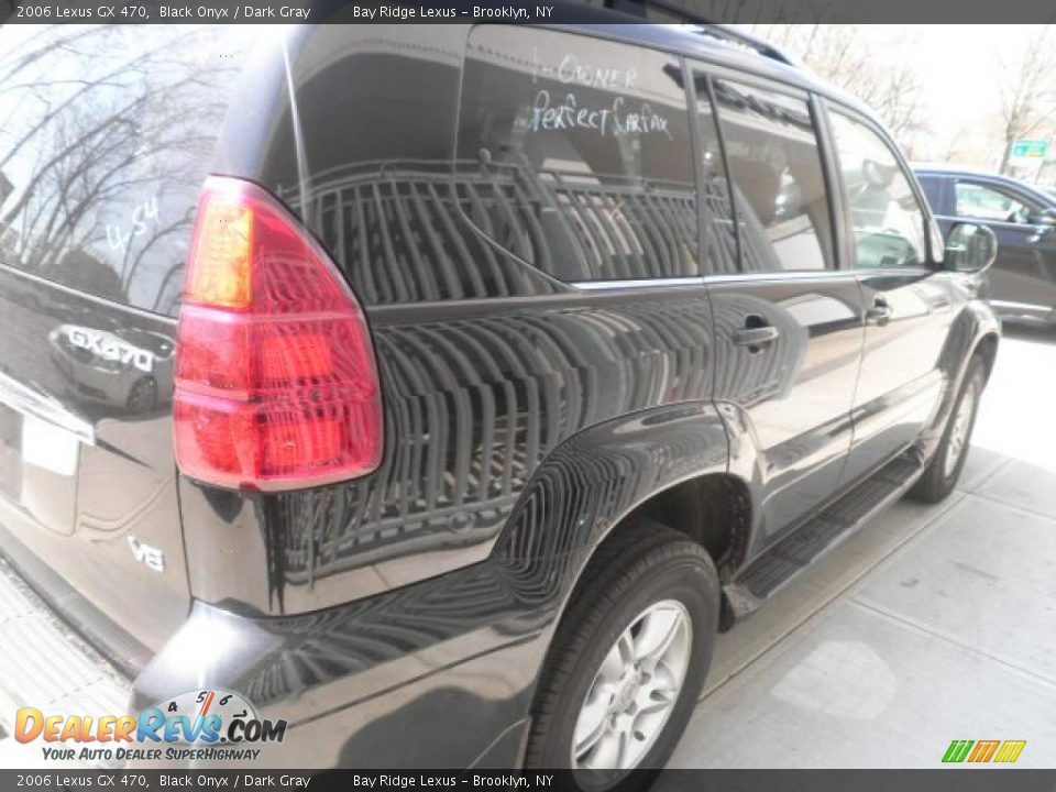 2006 Lexus GX 470 Black Onyx / Dark Gray Photo #6