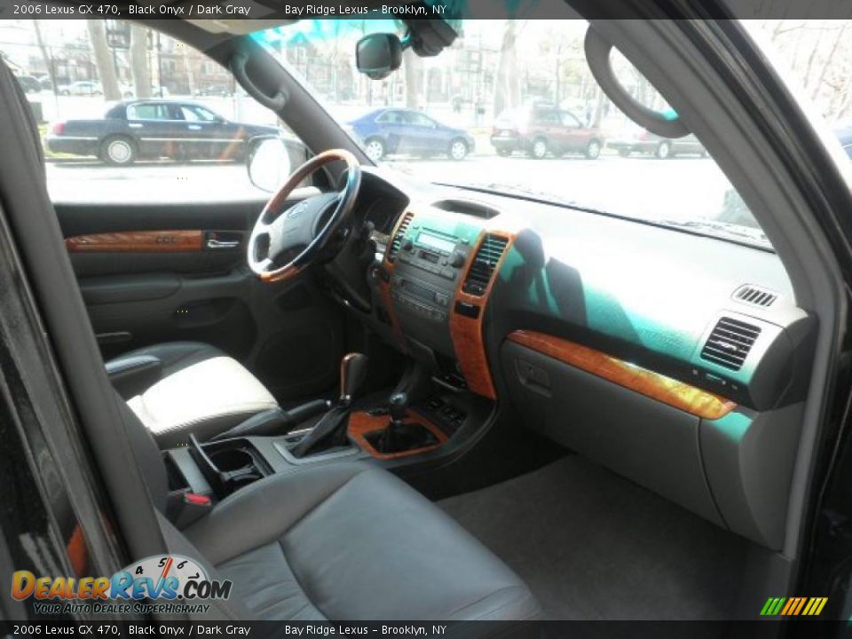 2006 Lexus GX 470 Black Onyx / Dark Gray Photo #10