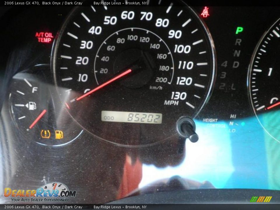 2006 Lexus GX 470 Black Onyx / Dark Gray Photo #14