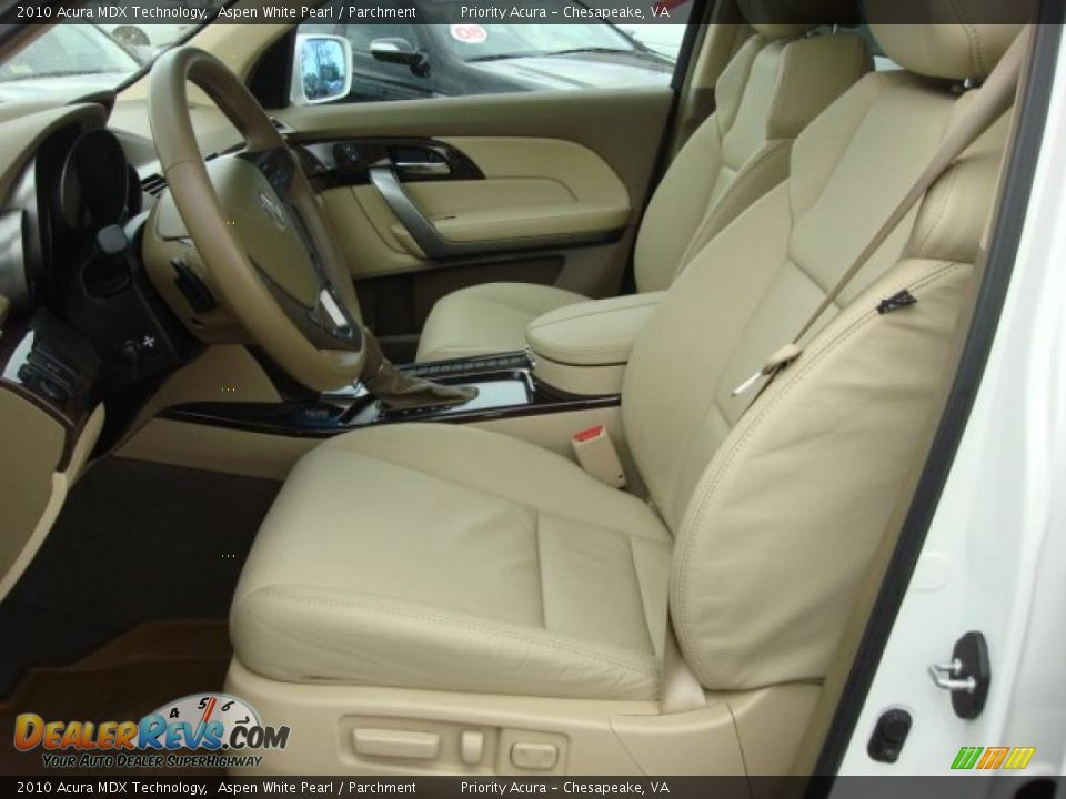 Parchment Interior - 2010 Acura MDX Technology Photo #9