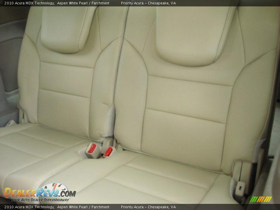 2010 Acura MDX Technology Aspen White Pearl / Parchment Photo #11
