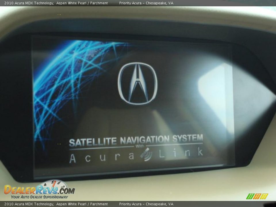 2010 Acura MDX Technology Aspen White Pearl / Parchment Photo #14
