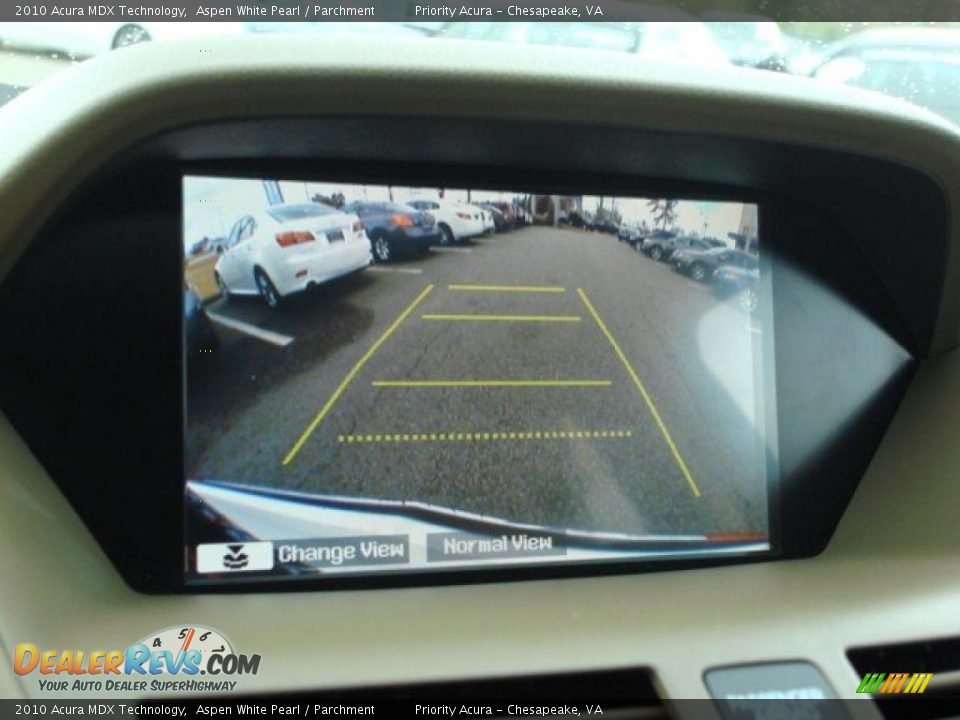 2010 Acura MDX Technology Aspen White Pearl / Parchment Photo #16