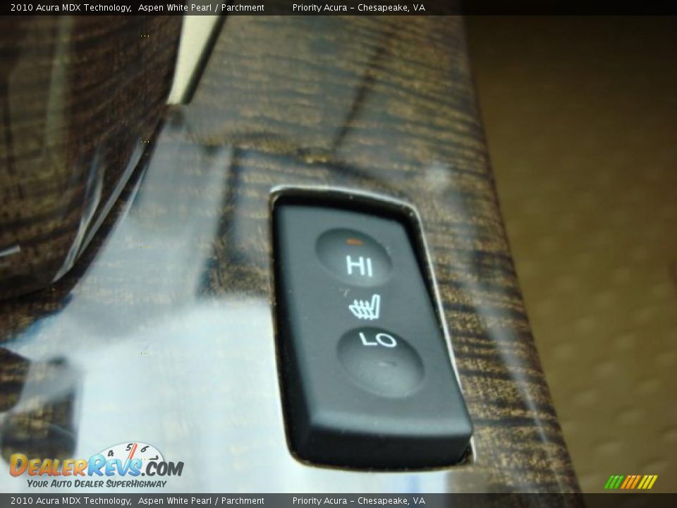 2010 Acura MDX Technology Aspen White Pearl / Parchment Photo #19