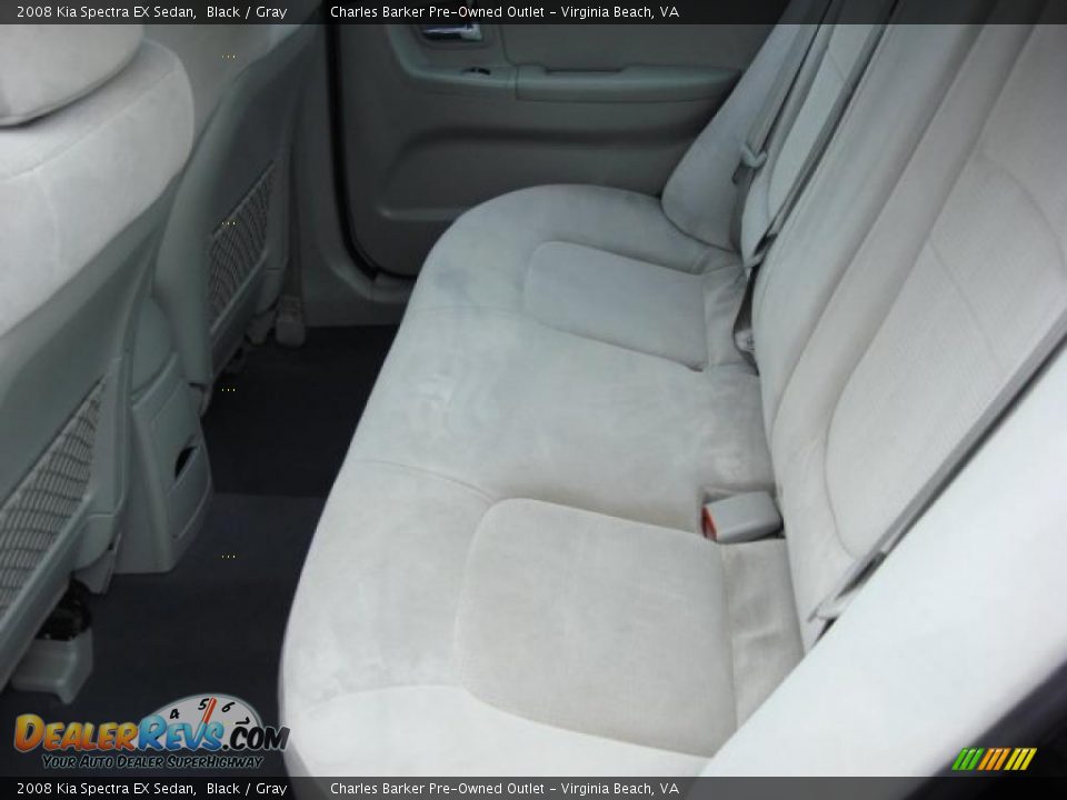 Gray Interior - 2008 Kia Spectra EX Sedan Photo #9