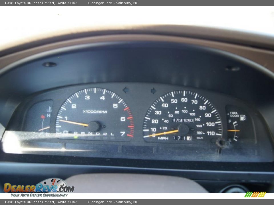 1998 Toyota 4Runner Limited Gauges Photo #27