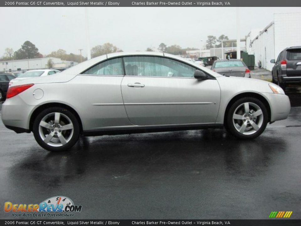 2006 Pontiac G6 GT Convertible Liquid Silver Metallic / Ebony Photo #3