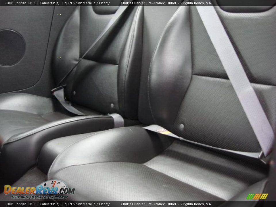 2006 Pontiac G6 GT Convertible Liquid Silver Metallic / Ebony Photo #8