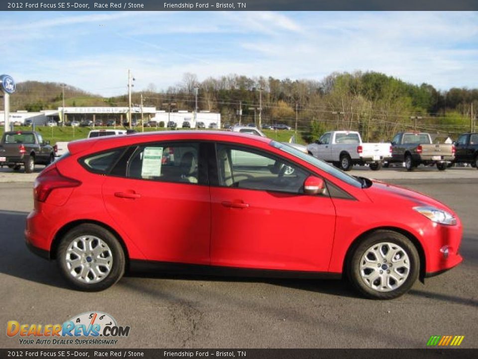 2012 Ford Focus SE 5-Door Race Red / Stone Photo #3