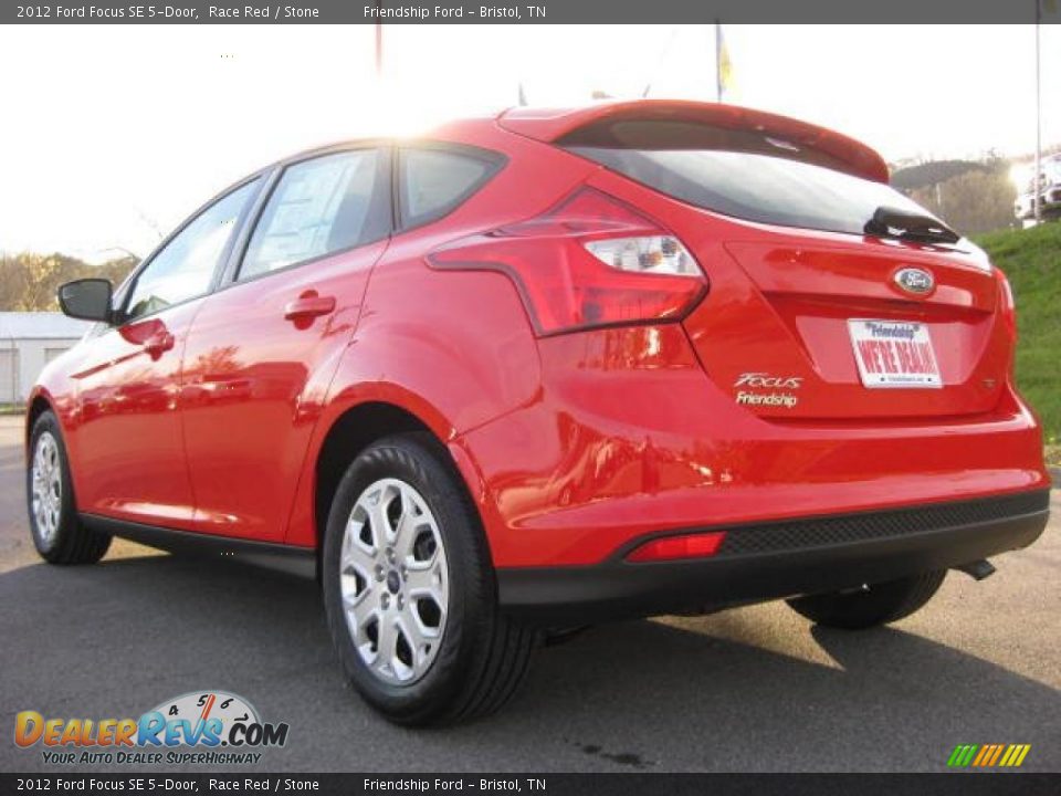 2012 Ford Focus SE 5-Door Race Red / Stone Photo #6