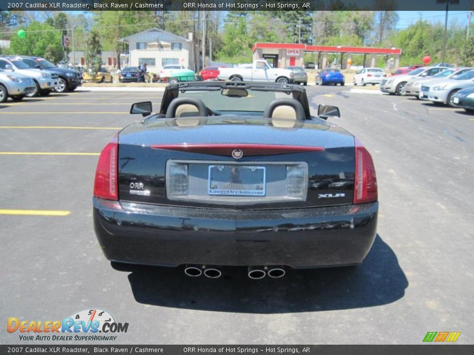 2007 Cadillac XLR Roadster Black Raven / Cashmere Photo #4