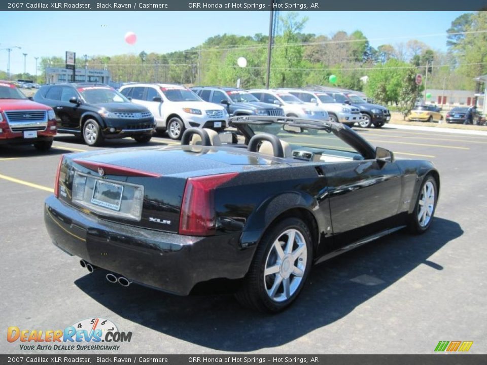 2007 Cadillac XLR Roadster Black Raven / Cashmere Photo #5