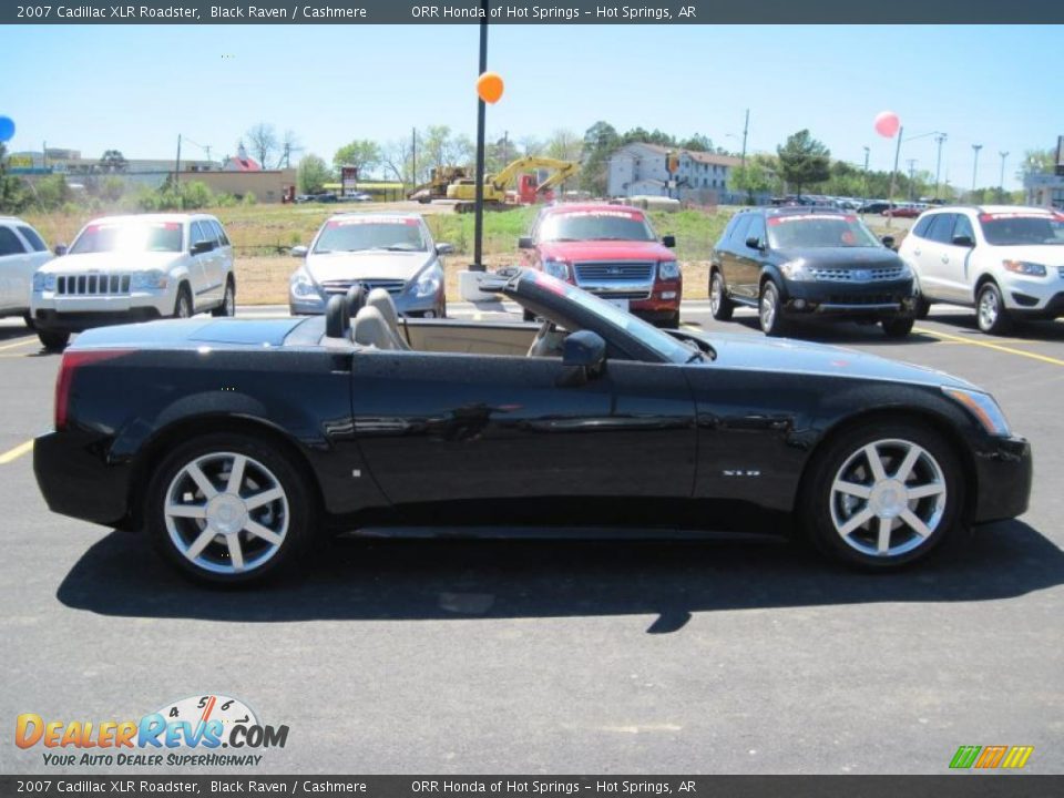 2007 Cadillac XLR Roadster Black Raven / Cashmere Photo #6