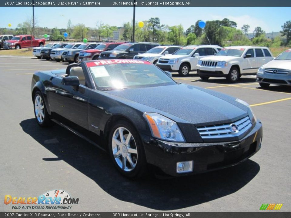 2007 Cadillac XLR Roadster Black Raven / Cashmere Photo #7