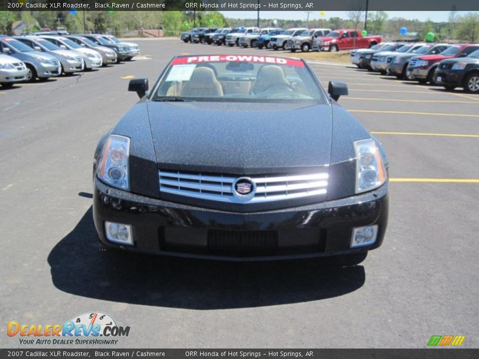 2007 Cadillac XLR Roadster Black Raven / Cashmere Photo #8