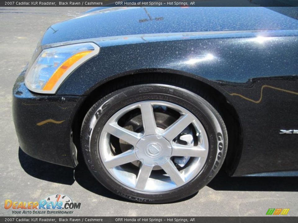 2007 Cadillac XLR Roadster Black Raven / Cashmere Photo #9
