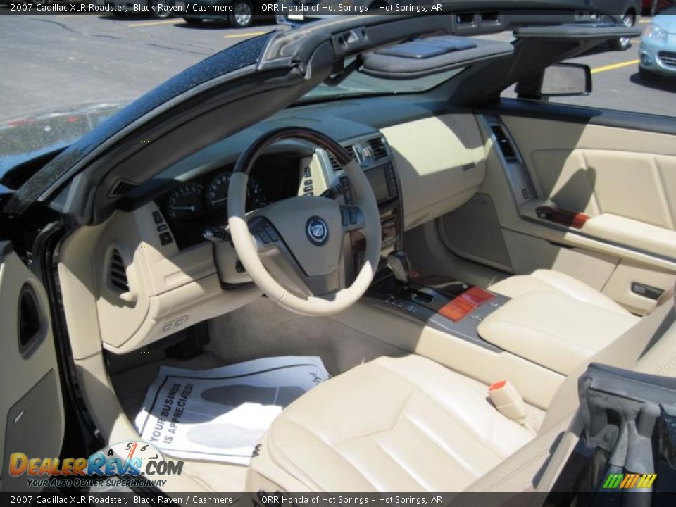 2007 Cadillac XLR Roadster Black Raven / Cashmere Photo #10