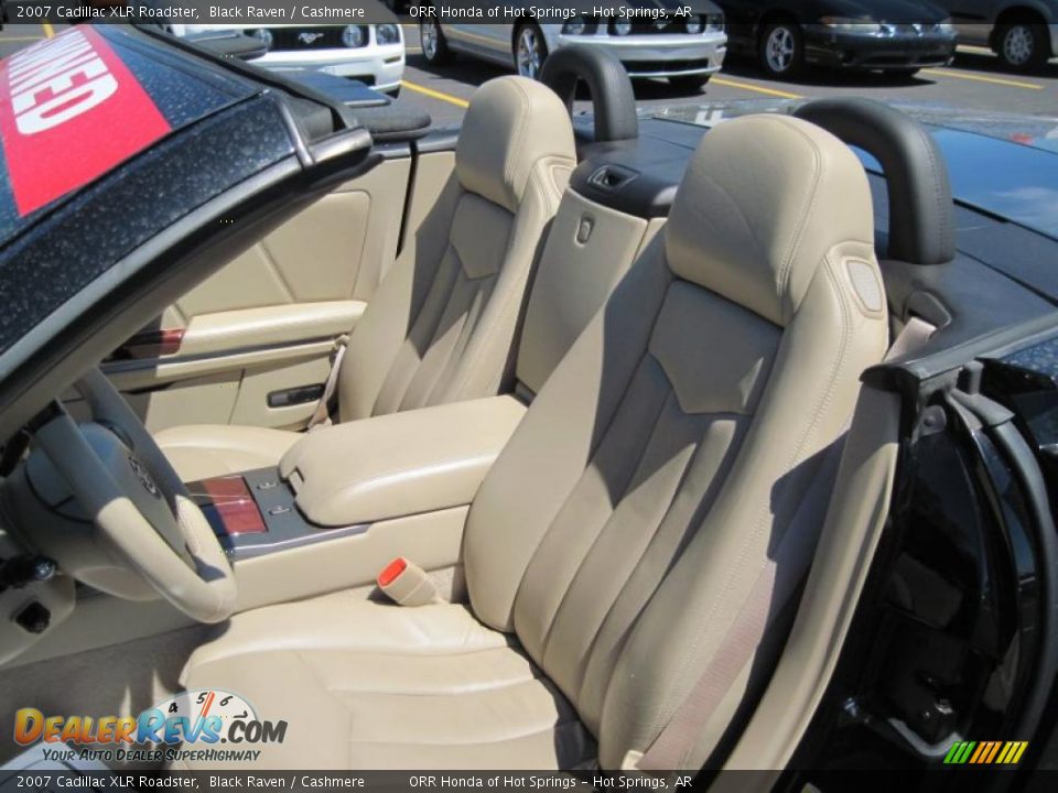 2007 Cadillac XLR Roadster Black Raven / Cashmere Photo #12