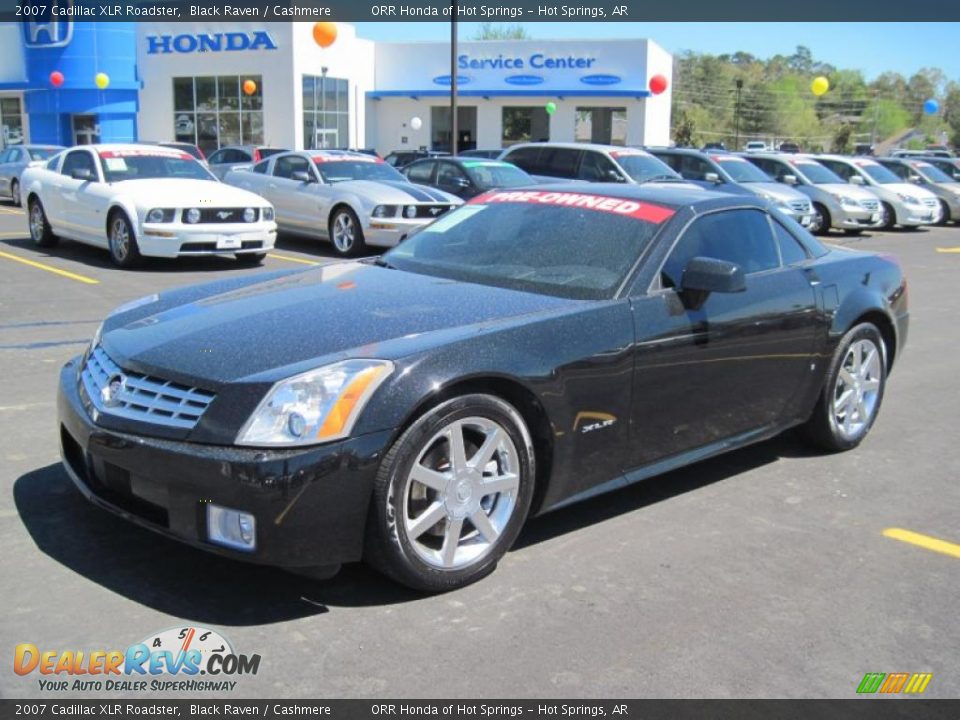 2007 Cadillac XLR Roadster Black Raven / Cashmere Photo #19