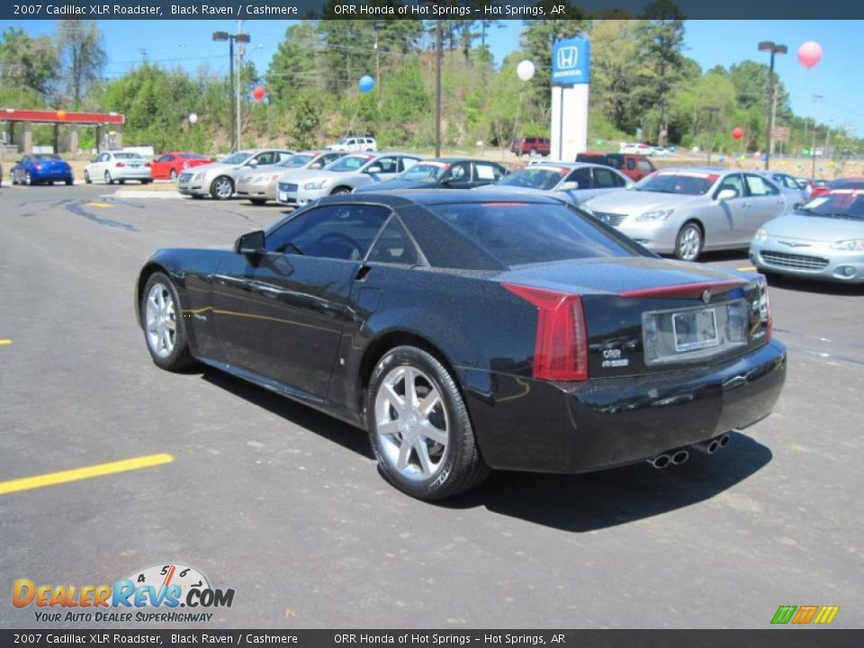 2007 Cadillac XLR Roadster Black Raven / Cashmere Photo #21