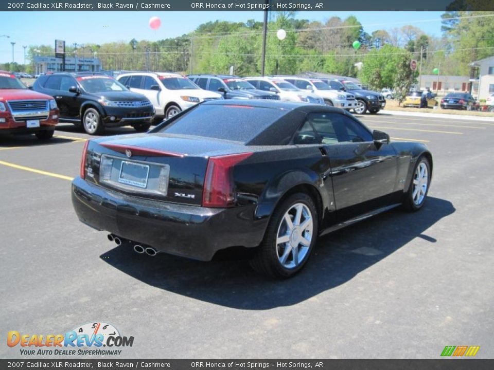 2007 Cadillac XLR Roadster Black Raven / Cashmere Photo #22