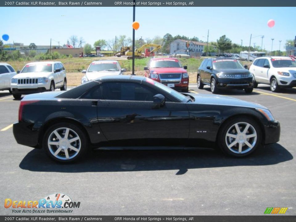 2007 Cadillac XLR Roadster Black Raven / Cashmere Photo #23