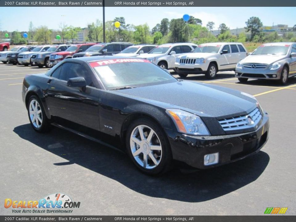 2007 Cadillac XLR Roadster Black Raven / Cashmere Photo #24