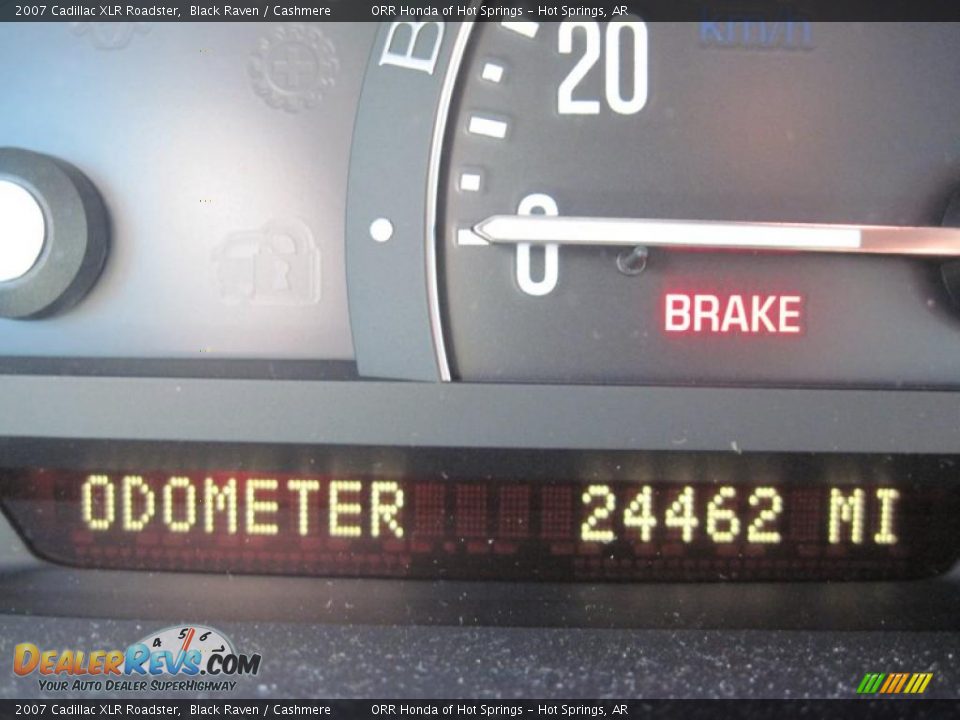 2007 Cadillac XLR Roadster Black Raven / Cashmere Photo #27