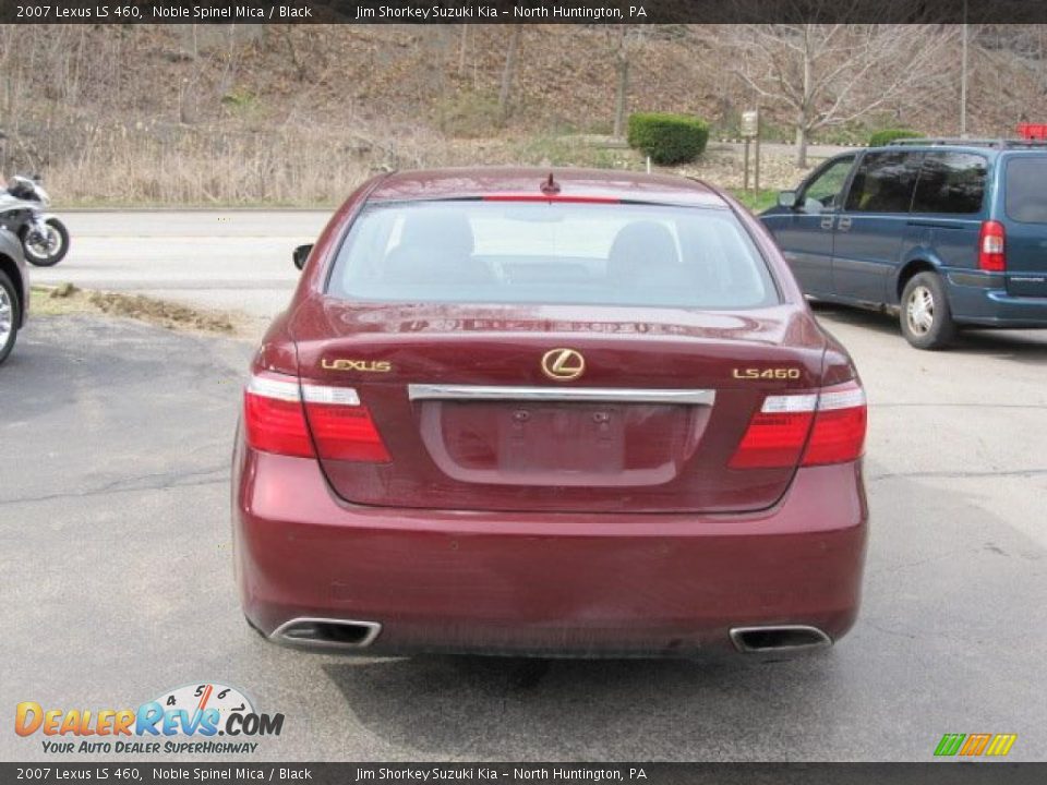 2007 Lexus LS 460 Noble Spinel Mica / Black Photo #4