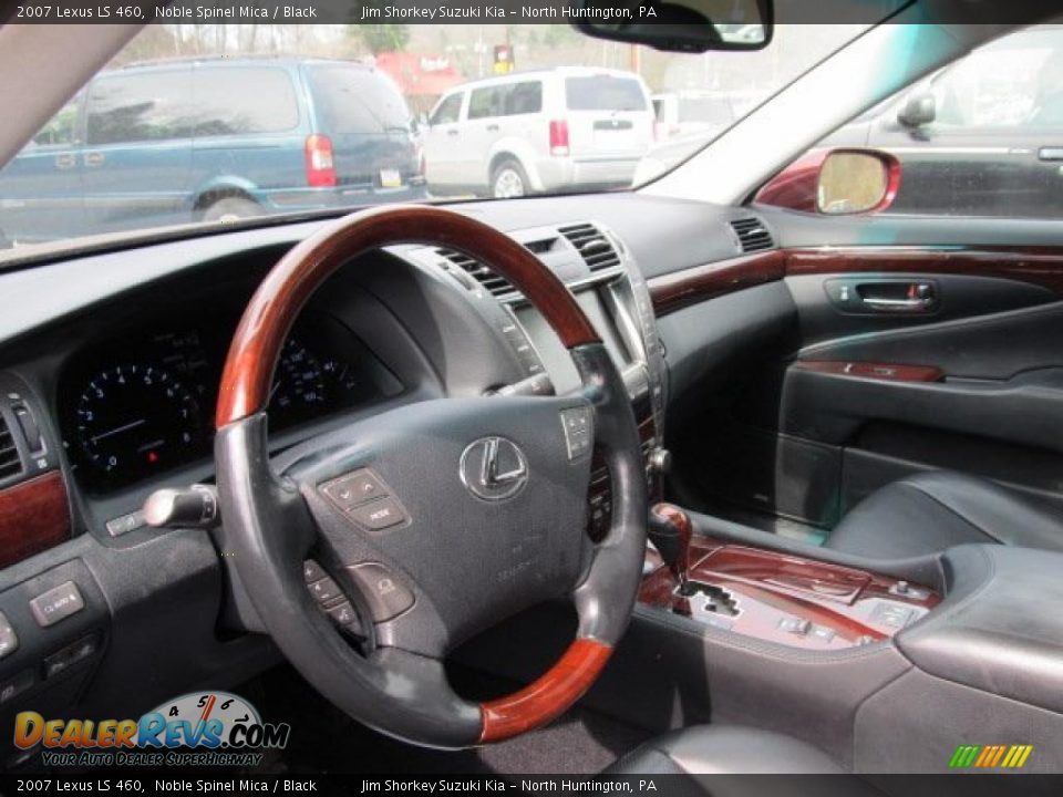 2007 Lexus LS 460 Noble Spinel Mica / Black Photo #7