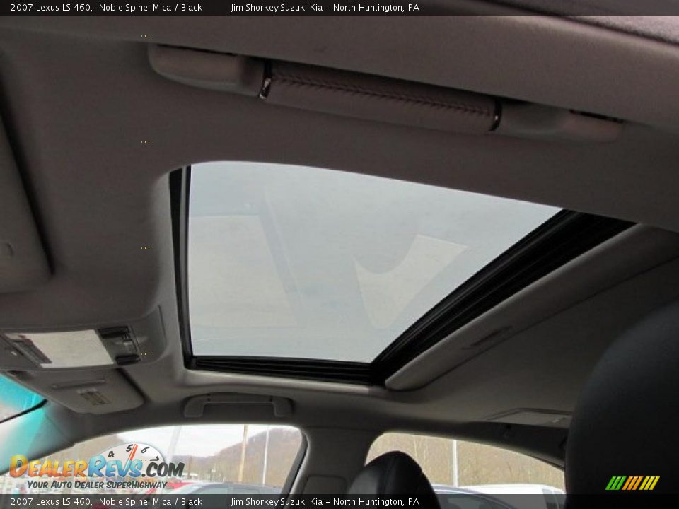 2007 Lexus LS 460 Noble Spinel Mica / Black Photo #10
