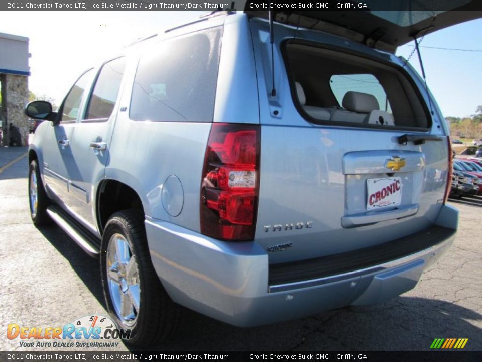 2011 Chevrolet Tahoe LTZ Ice Blue Metallic / Light Titanium/Dark Titanium Photo #11