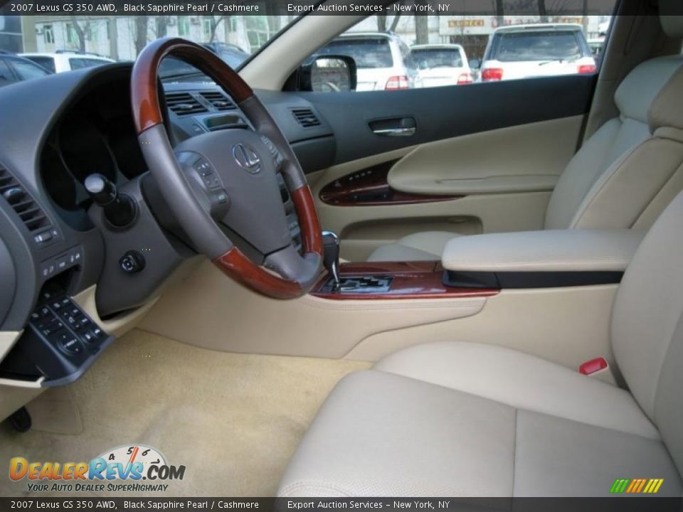 Cashmere Interior - 2007 Lexus GS 350 AWD Photo #7