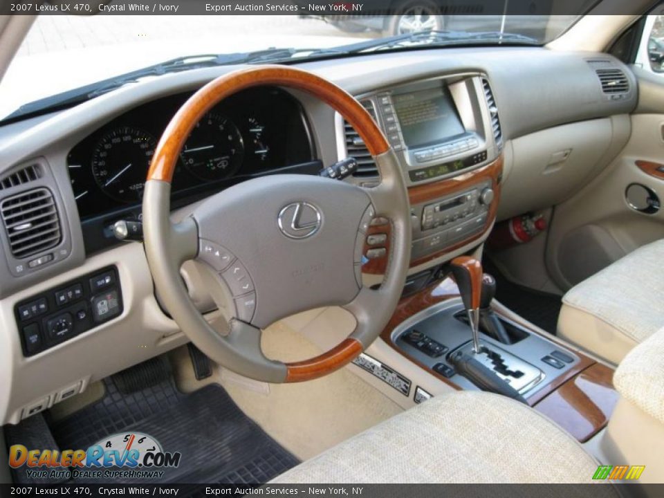 Ivory Interior - 2007 Lexus LX 470 Photo #2