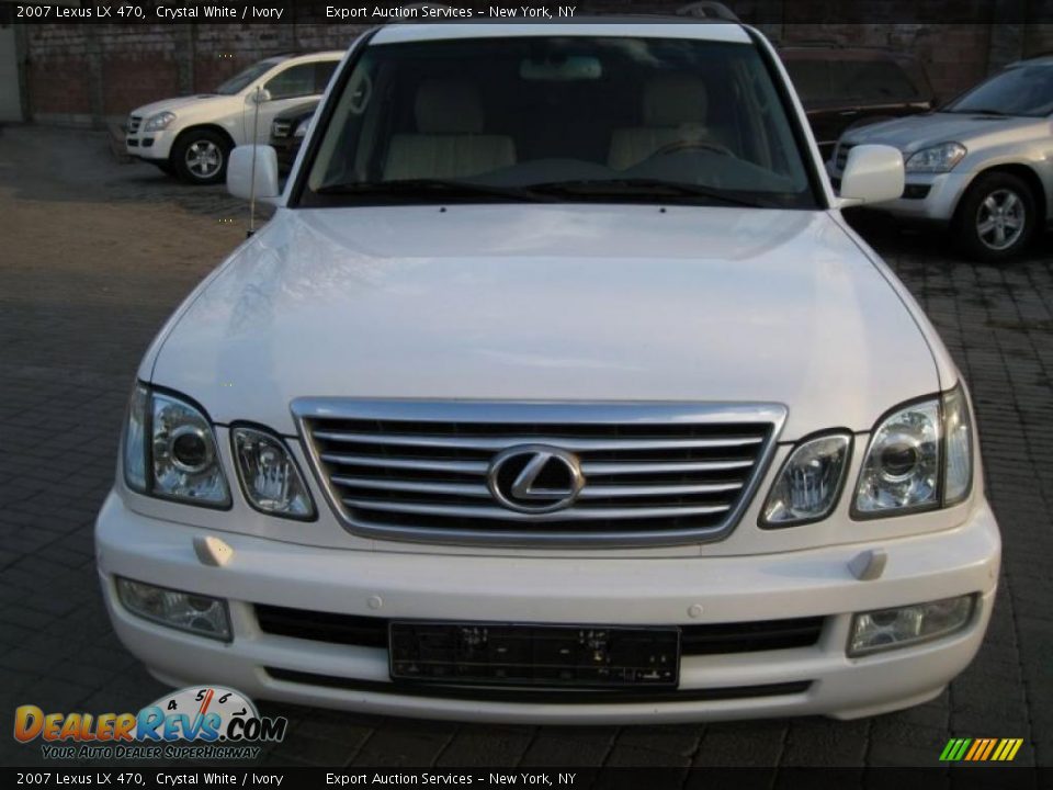 2007 Lexus LX 470 Crystal White / Ivory Photo #4