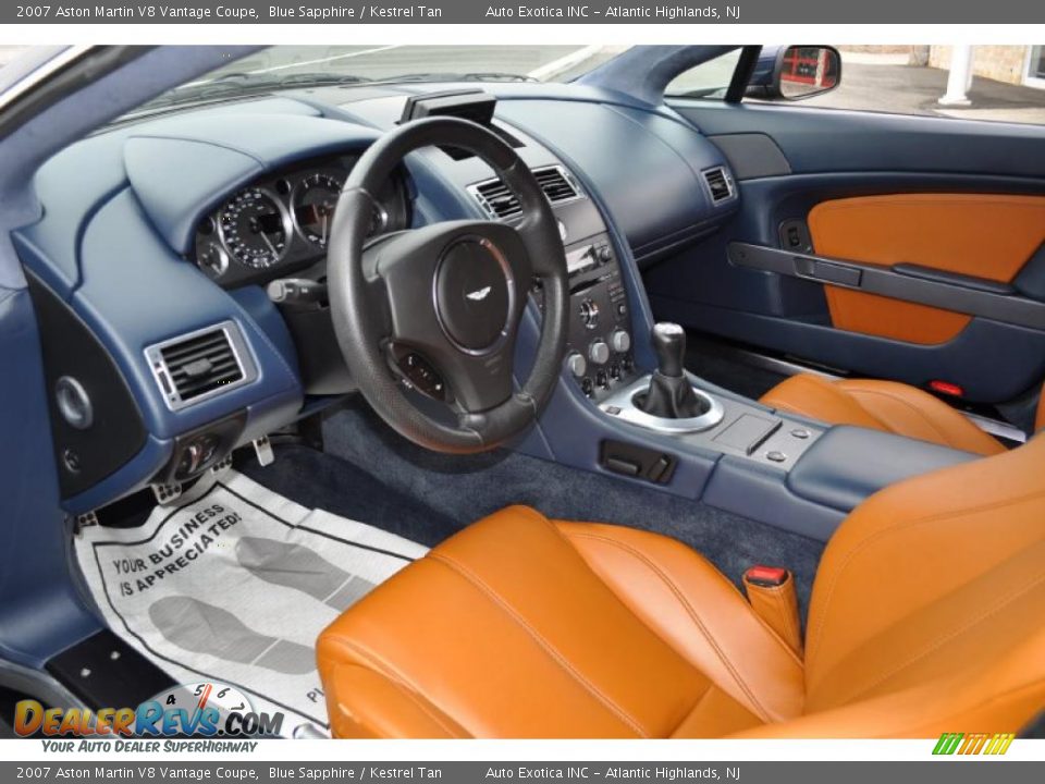 Kestrel Tan Interior - 2007 Aston Martin V8 Vantage Coupe Photo #5