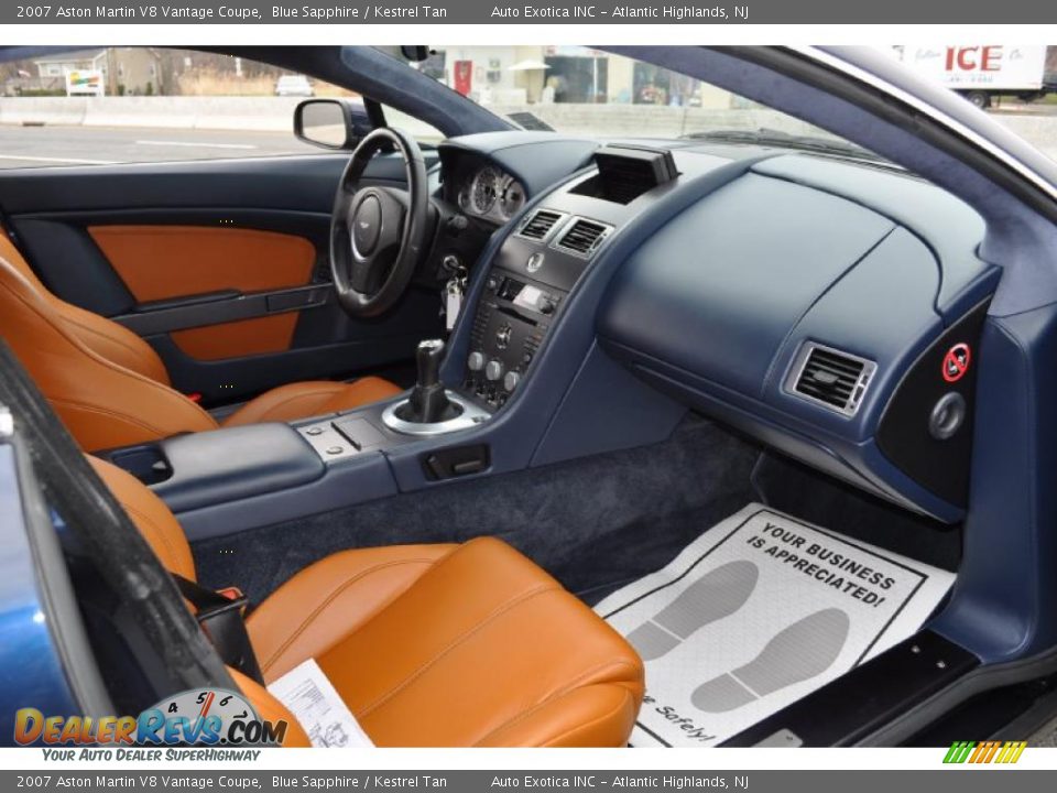 Kestrel Tan Interior - 2007 Aston Martin V8 Vantage Coupe Photo #6