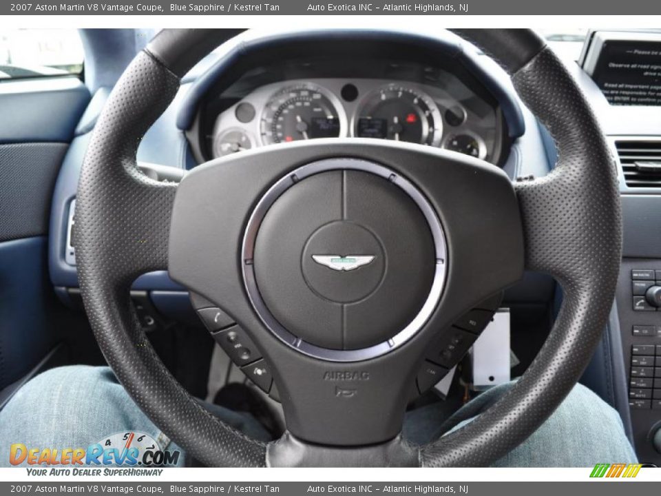 2007 Aston Martin V8 Vantage Coupe Steering Wheel Photo #9