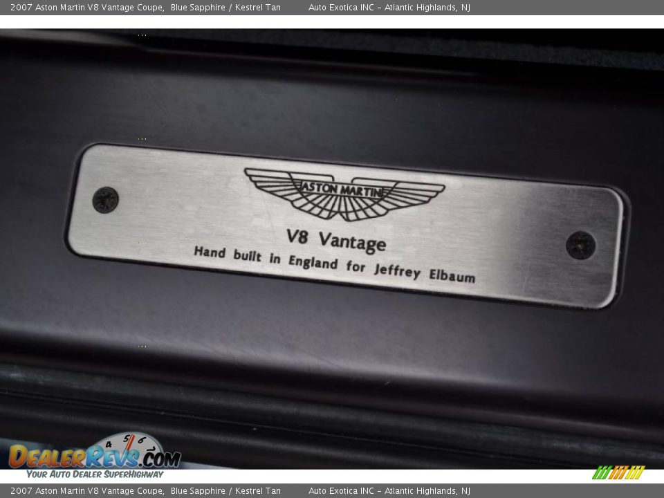 2007 Aston Martin V8 Vantage Coupe Logo Photo #24