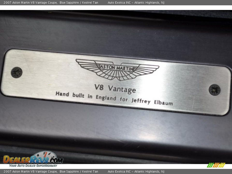 2007 Aston Martin V8 Vantage Coupe Logo Photo #25